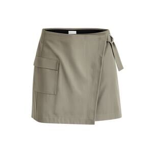 3 for $9 Nine West Faux Wrap Mini Skirt Olive XXL Cargo Style EUC